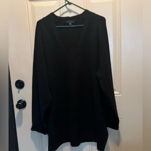 Oversized Black JCrew Sweater. Lightly worn and looks very cute with leggings